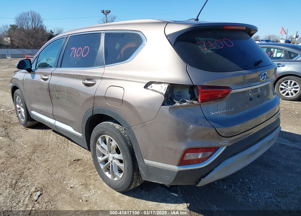 2019 HYUNDAI SANTA FE VIN: 5NMS2CAD0KH117649