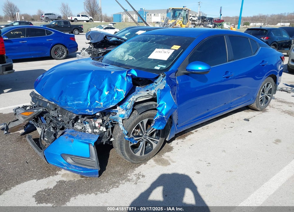 2022 NISSAN SENTRA VIN: 3N1AB8CV1NY229162