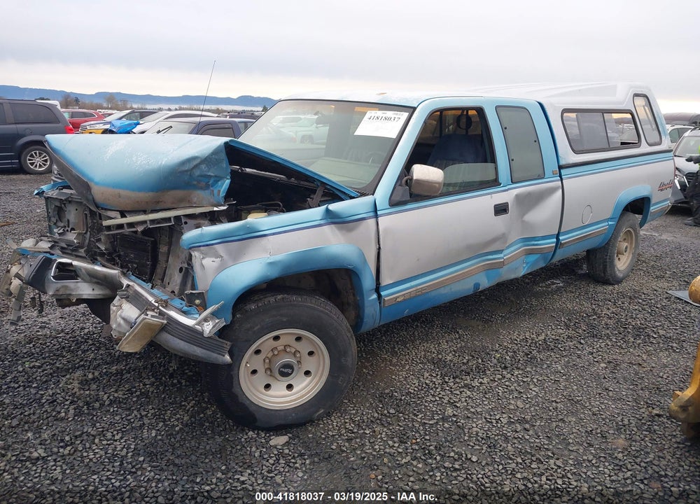 1993 CHEVROLET GMT-400 K3500 VIN: 1GCHK39F8PE238259