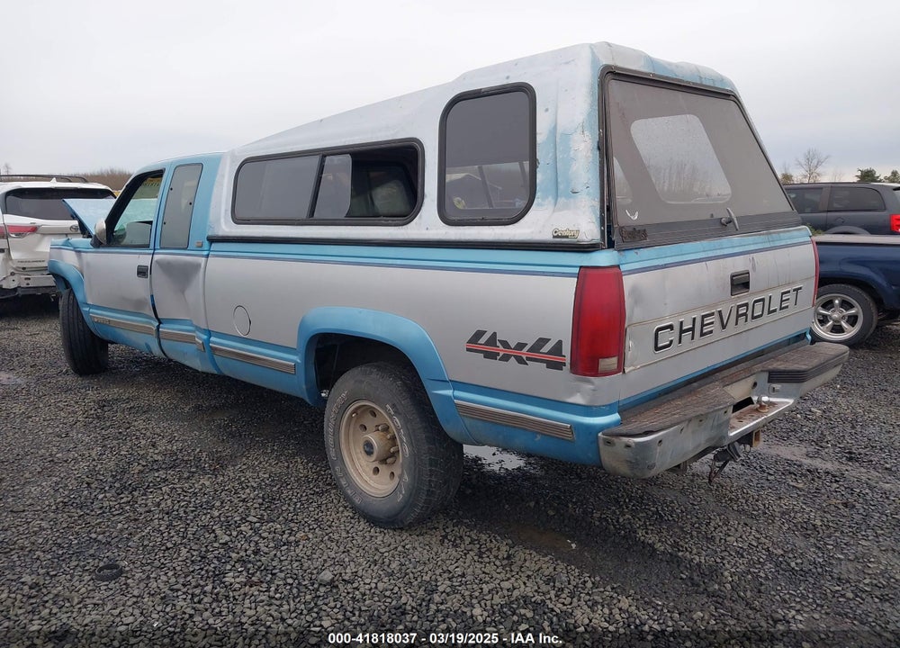 1993 CHEVROLET GMT-400 K3500 VIN: 1GCHK39F8PE238259