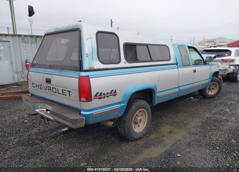 1993 CHEVROLET GMT-400 K3500 VIN: 1GCHK39F8PE238259