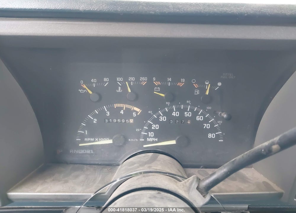 1993 CHEVROLET GMT-400 K3500 VIN: 1GCHK39F8PE238259