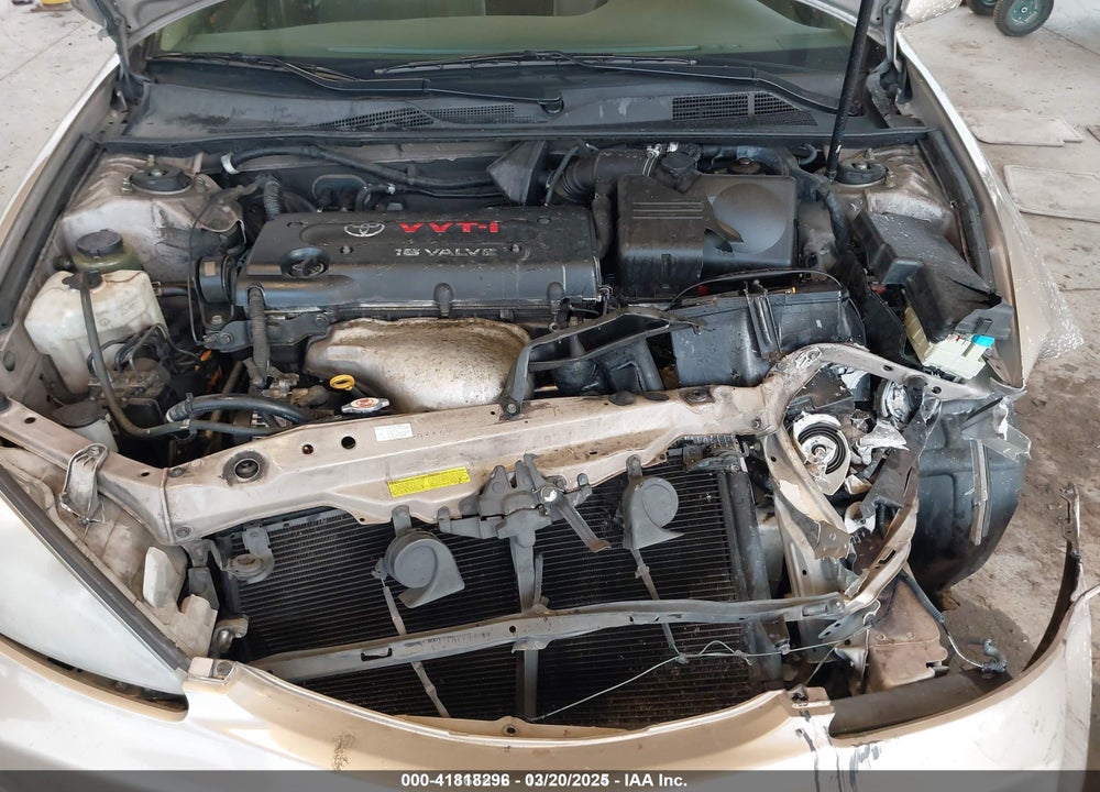 2004 TOYOTA CAMRY LE VIN: 4T1BE32K04U925558