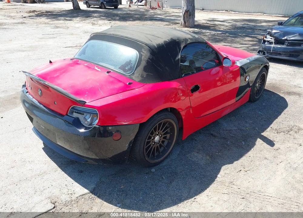 2006 BMW Z4 VIN: 4USBU335X6LW67620