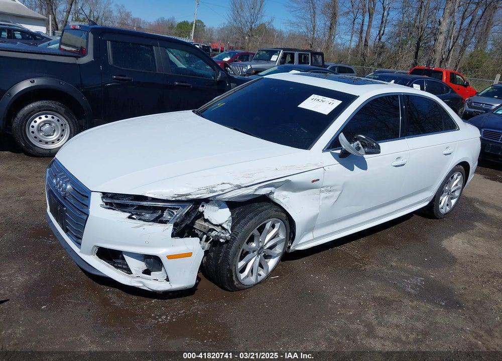 2019 AUDI A4 VIN: WAUENAF48KA020546