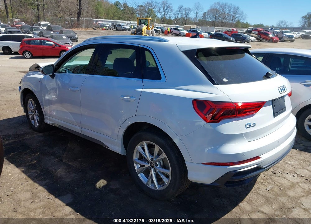 2022 AUDI Q3 PREMIUM PLUS 45 TFSI S LINE QUATTRO TIPTRONIC VIN: WA1EECF30N1126400