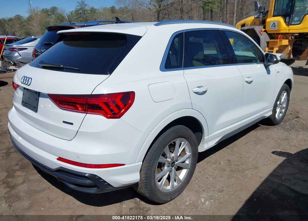 2022 AUDI Q3 PREMIUM PLUS 45 TFSI S LINE QUATTRO TIPTRONIC VIN: WA1EECF30N1126400