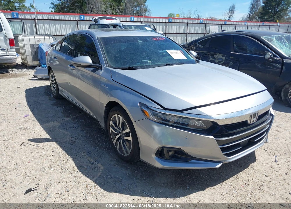 2021 HONDA ACCORD HYBRID EX-L VIN: 1HGCV3F58MA013227