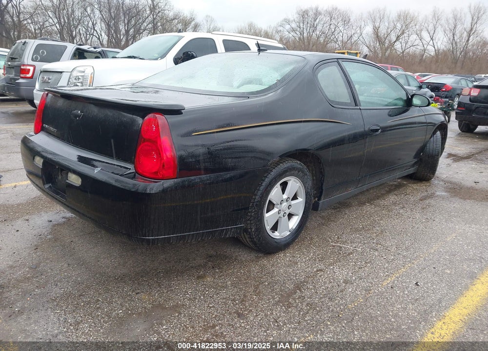2006 CHEVROLET MONTE CARLO LT VIN: 2G1WM16K269242020