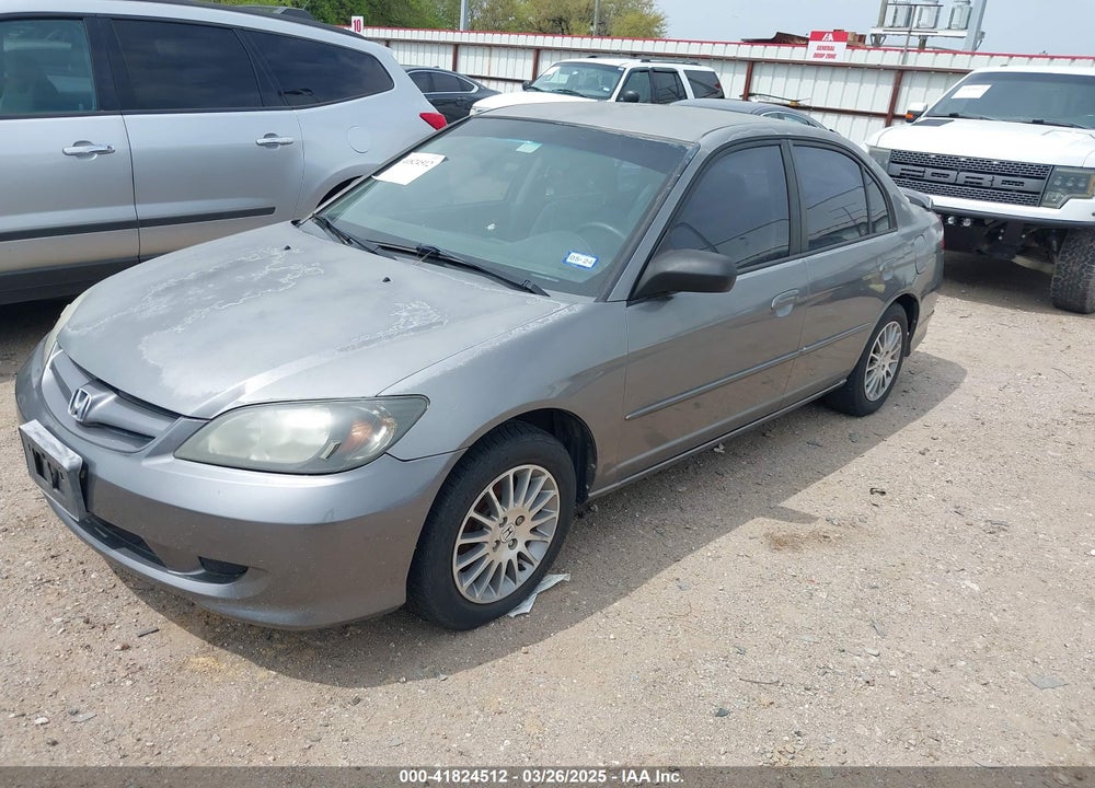 2005 HONDA CIVIC VIN: 2HGES16555H589785