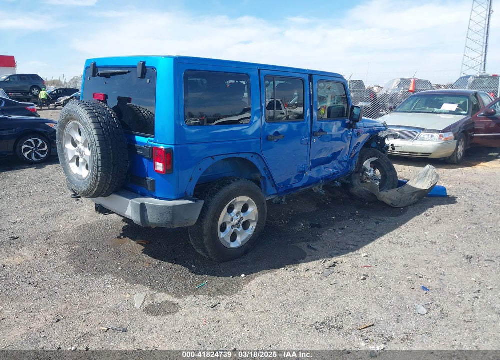 2015 JEEP WRANGLER UNLIMITED SAHARA VIN: 1C4HJWEG5FL650829