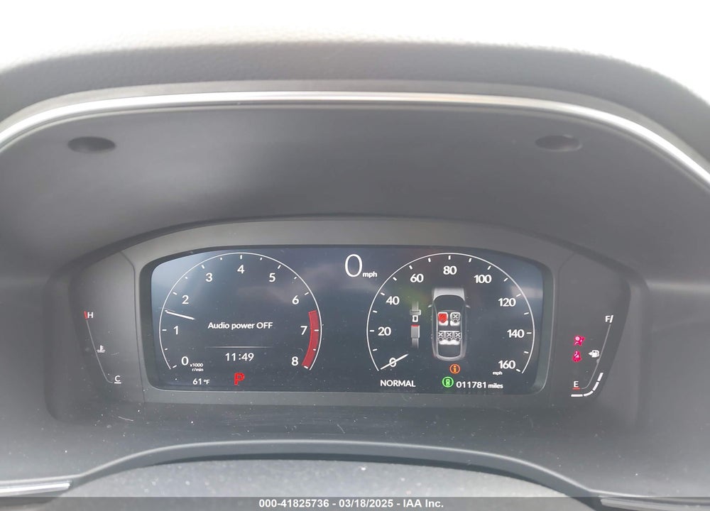 2025 ACURA INTEGRA VIN: 19UDE4H20SA007691