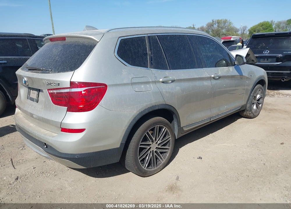 2016 BMW X3 VIN: 5UXWX9C57G0D86851