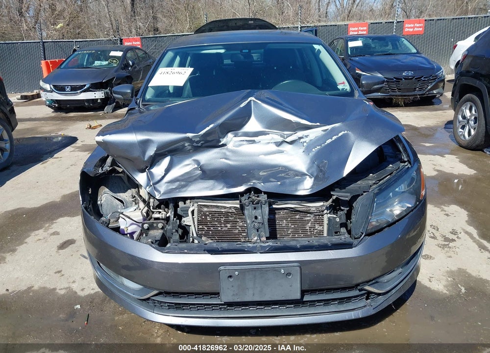 2013 VOLKSWAGEN PASSAT VIN: 1VWBN7A3XDC113600