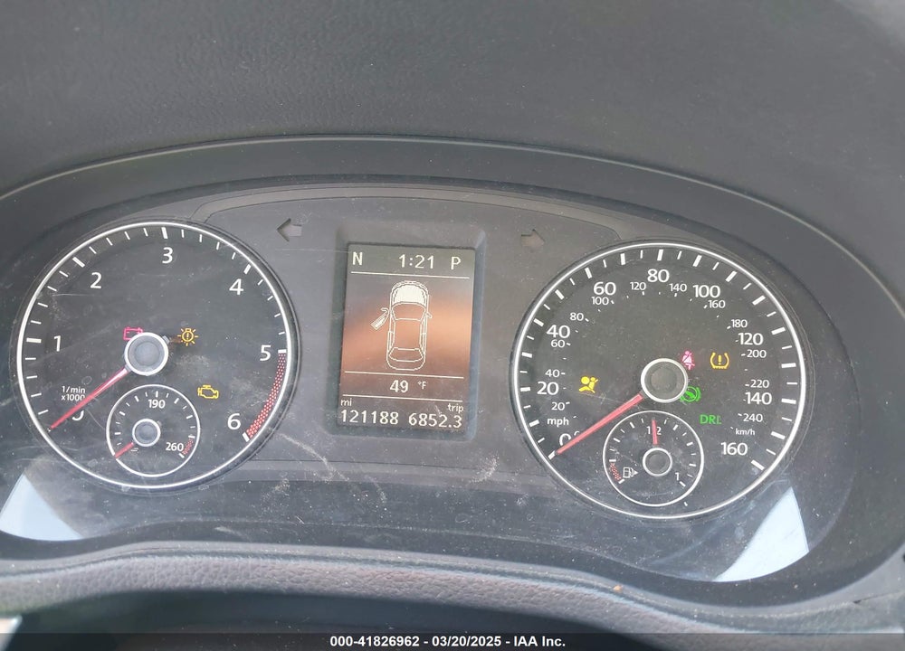2013 VOLKSWAGEN PASSAT VIN: 1VWBN7A3XDC113600
