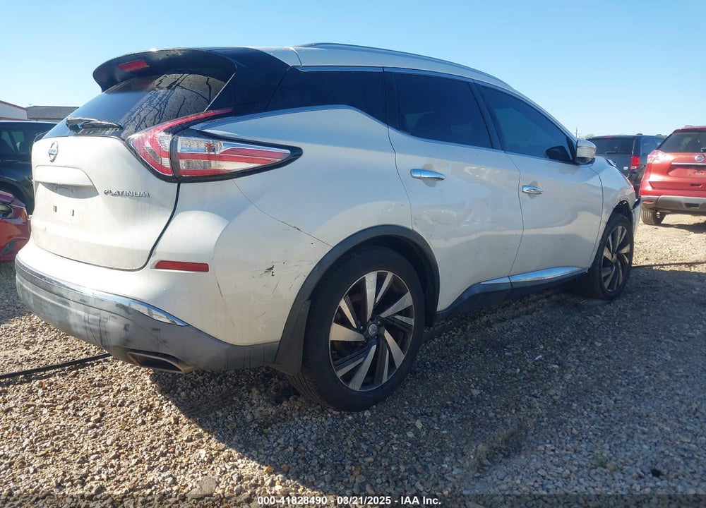 2015 NISSAN MURANO PLATINUM VIN: 5N1AZ2MG7FN265552