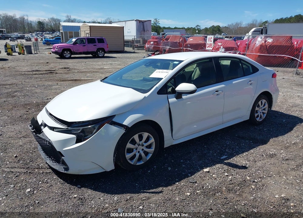 2020 TOYOTA COROLLA LE VIN: JTDEPRAE0LJ026015