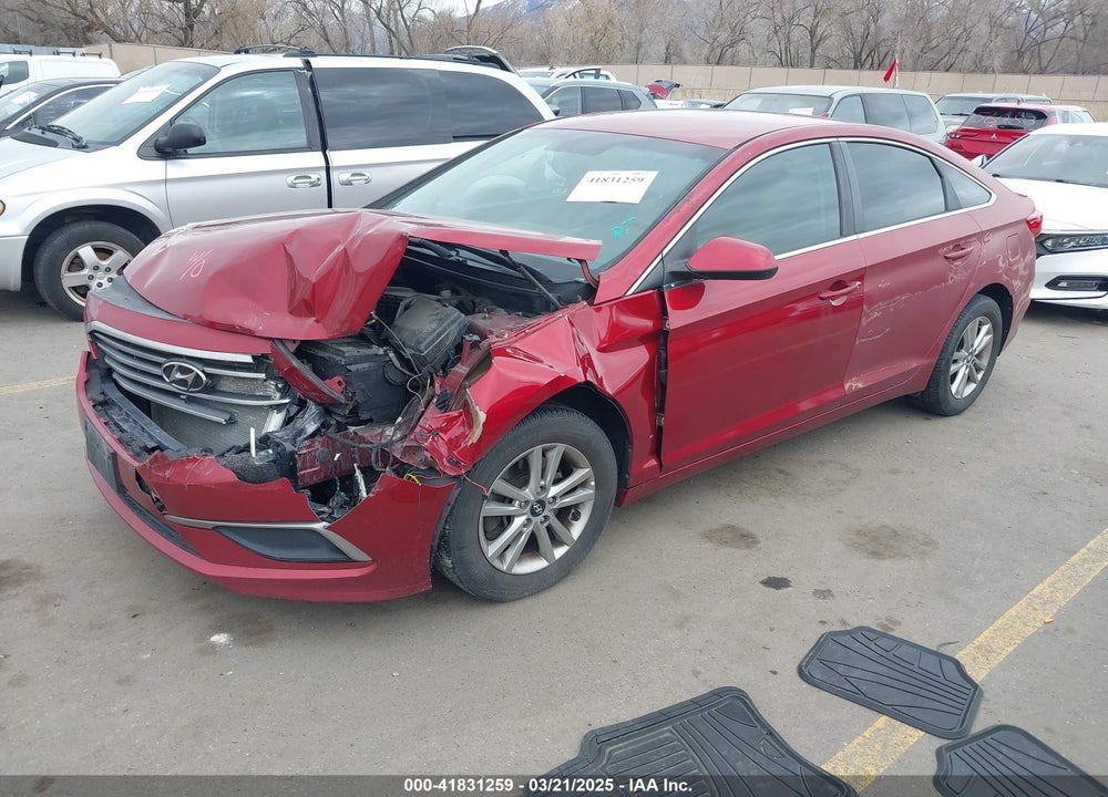 2016 HYUNDAI SONATA VIN: 5NPE24AF8GH393365