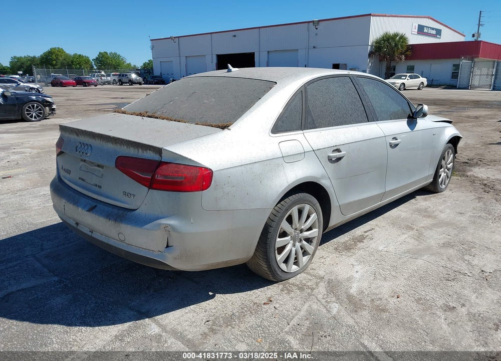 2013 AUDI A4 VIN: WAUAFAFL7DN032380