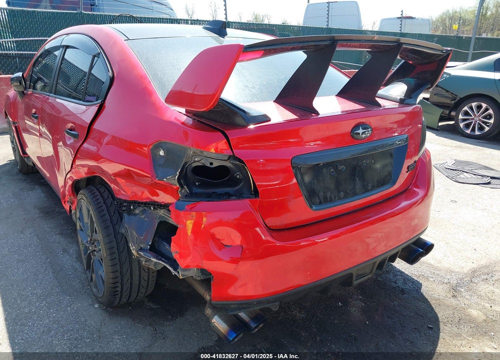2019 SUBA WRX STI MANUAL VIN: JF1VA2R69K9821138