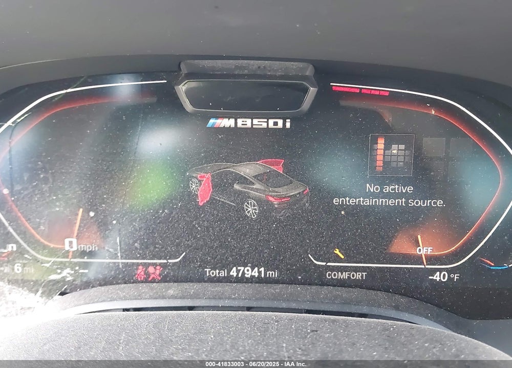 2019 BMW M850I VIN: WBABC4C50KBU96114