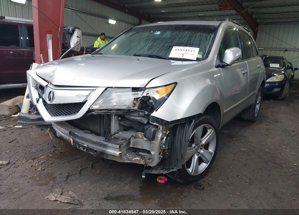 2011 ACURA MDX VIN: 2HNYD2H20BH551210
