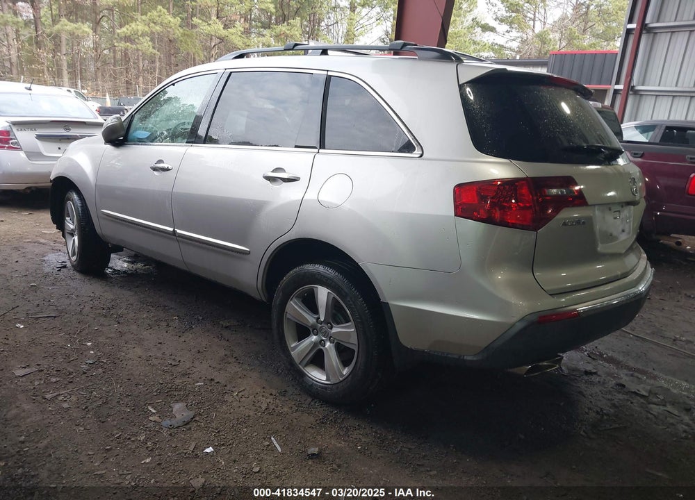2011 ACURA MDX VIN: 2HNYD2H20BH551210