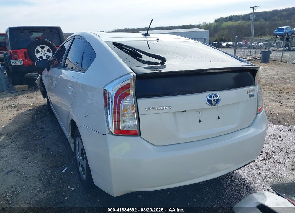 2014 TOYOTA PRIUS VIN: JTDKN3DU5E1782418