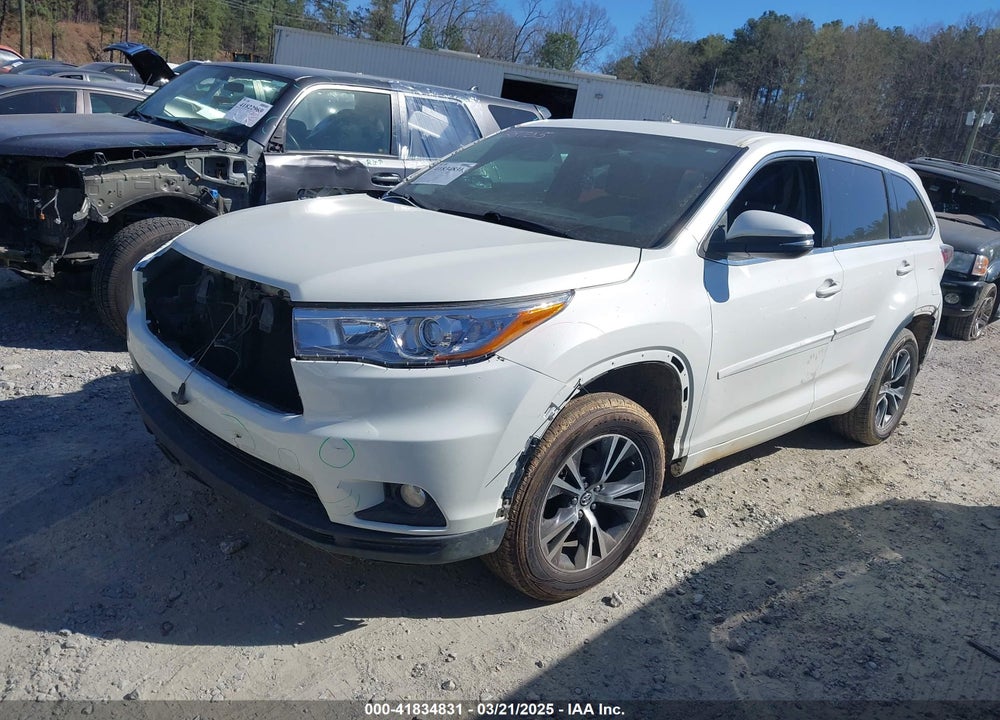 2016 TOYOTA HIGHLANDER VIN: 5TDKKRFH3GS180523