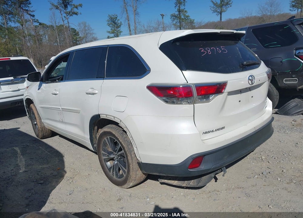 2016 TOYOTA HIGHLANDER VIN: 5TDKKRFH3GS180523