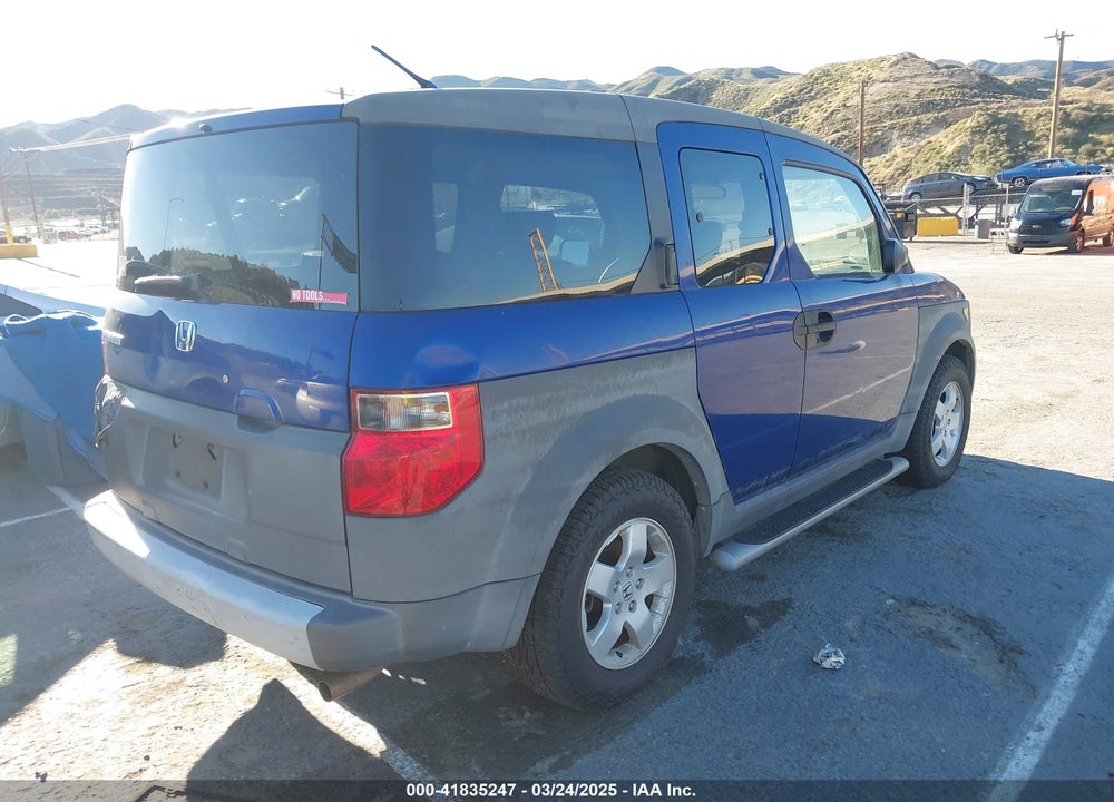 2004 HONDA ELEMENT EX VIN: 5J6YH28574L031977
