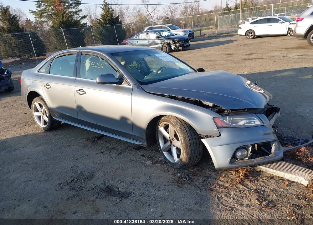 2012 AUDI A4 2.0T PREMIUM VIN: WAUFFAFL4CN015556