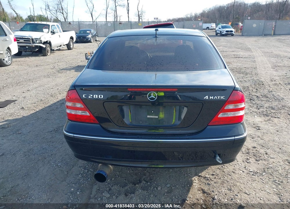 2006 MERCEDES-BENZ C VIN: WDBRF92H86F796224