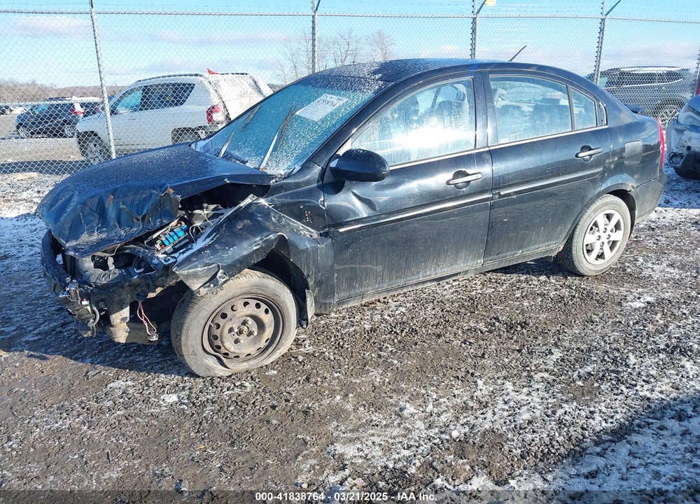 2008 HYUNDAI ACCENT GLS VIN: KMHCN46CX8U221841