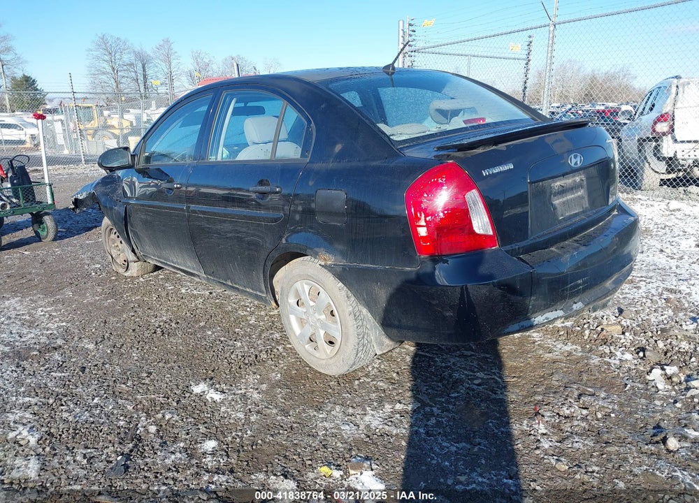 2008 HYUNDAI ACCENT GLS VIN: KMHCN46CX8U221841