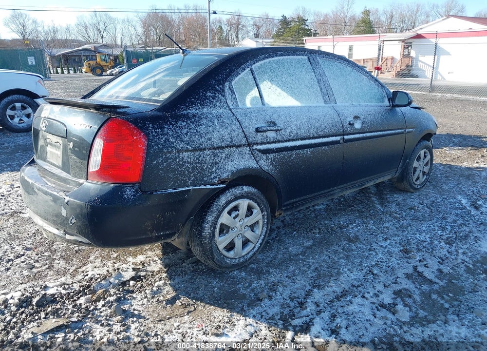 2008 HYUNDAI ACCENT GLS VIN: KMHCN46CX8U221841