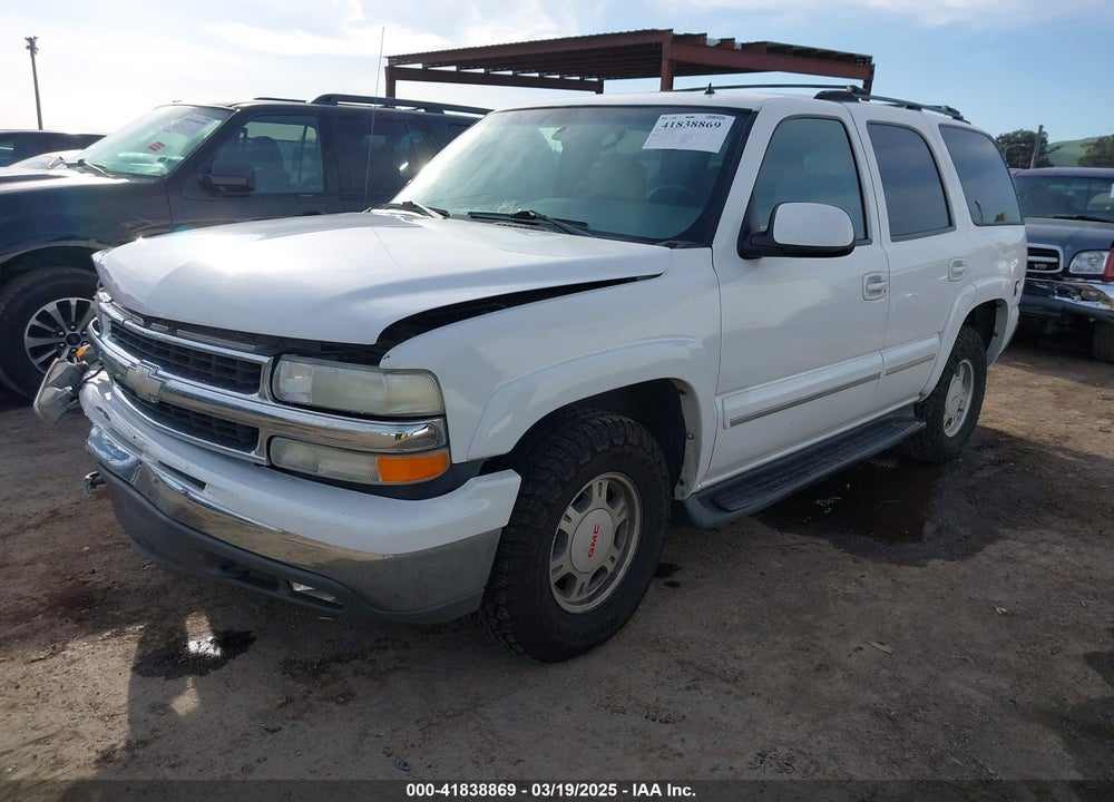 2002 CHEVROLET TAHOE LT VIN: 1GNEK13Z42R256342
