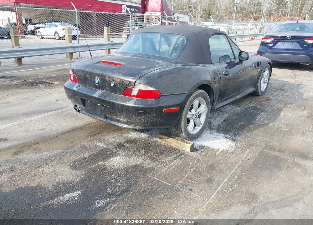 2000 BMW Z3 2.3 VIN: 4USCH9343YLF88122