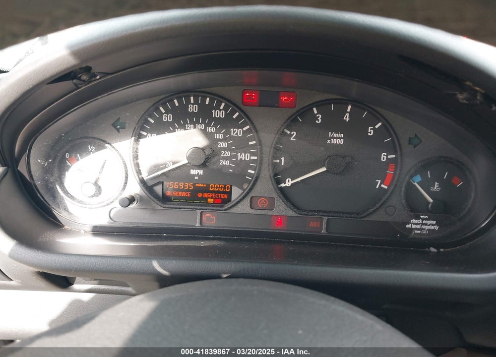 2000 BMW Z3 2.3 VIN: 4USCH9343YLF88122