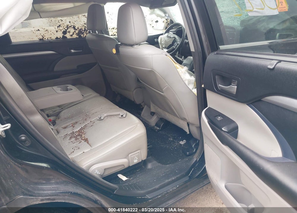 2017 TOYOTA HIGHLANDER VIN: 5TDJZRFH3HS442906