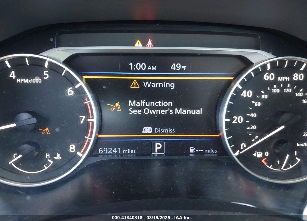2021 NISSAN ALTIMA VIN: 1N4BL4DV0MN360493