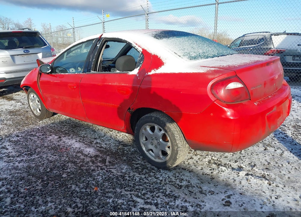 2005 DODGE NEON SXT VIN: 1B3ES56CX5D289405