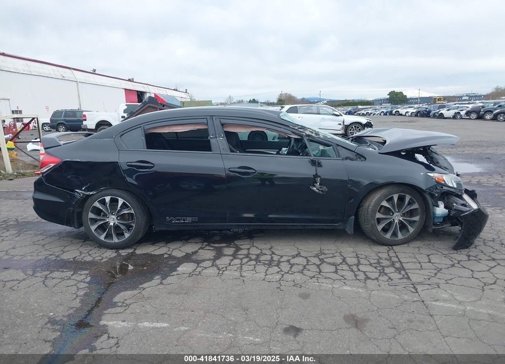 2013 HONDA CIVIC SI VIN: 2HGFB6E55DH703298