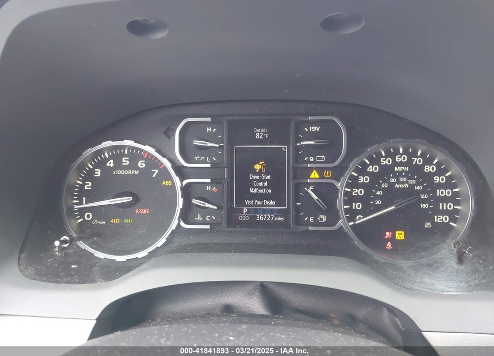 2019 TOYOTA TUNDRA SR5 5.7L V8 VIN: 5TFUY5F10KX789414