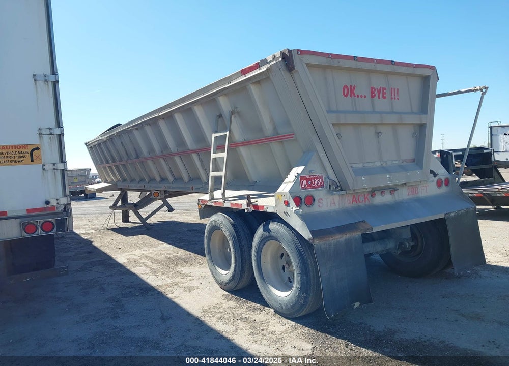 1997 VANTAGE DUMP TRAILERS SEMI DUMP TRAILER VIN: 4EPAA3728VAVA1734