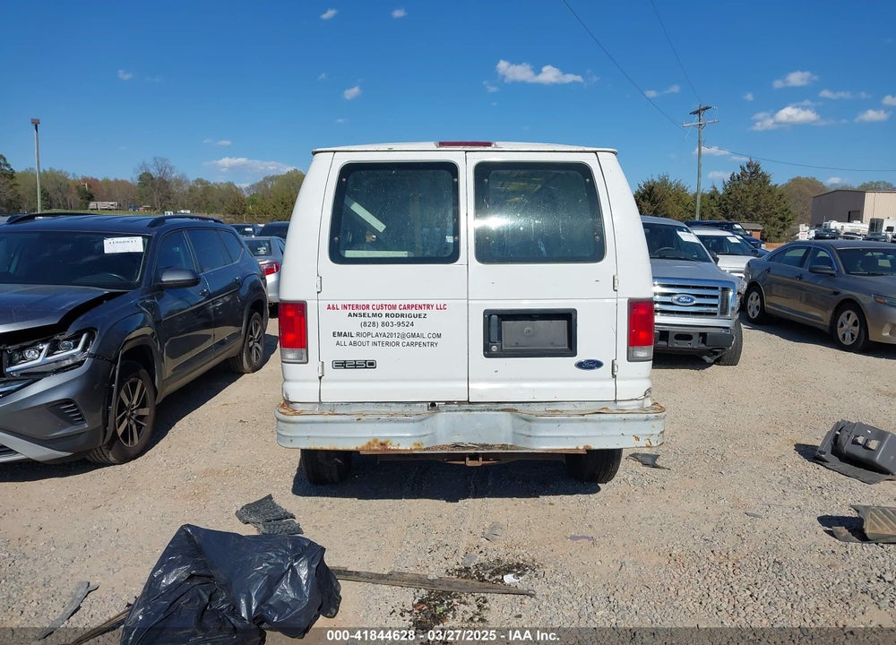 2000 FORD E-250 COMMERCIAL/RECREATIONAL VIN: 1FTNE24L4YHA05027