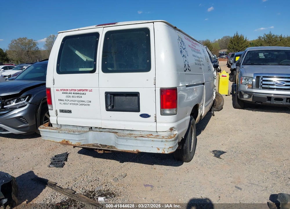 2000 FORD E-250 COMMERCIAL/RECREATIONAL VIN: 1FTNE24L4YHA05027