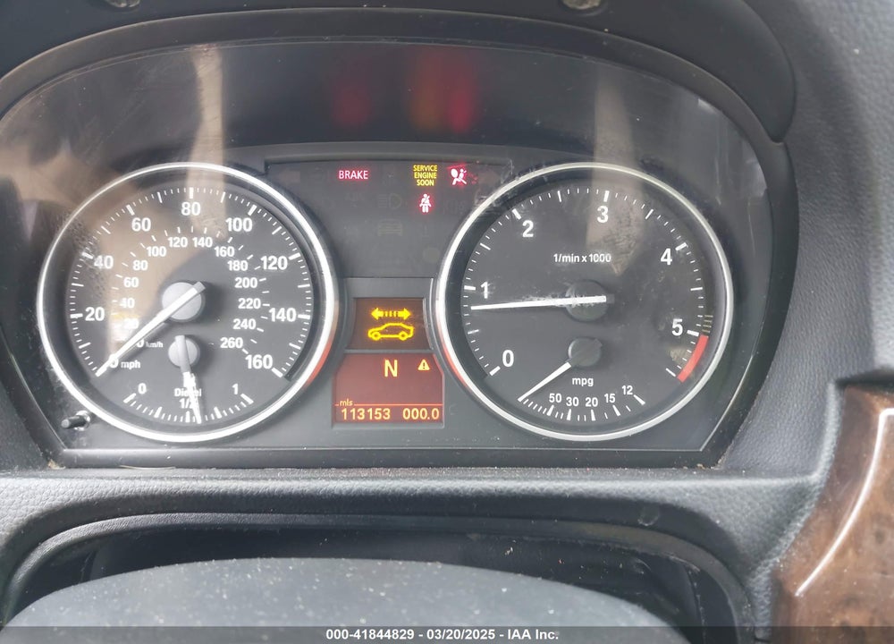 2011 BMW 3 SERIES VIN: WBAPN7C5XBA950649