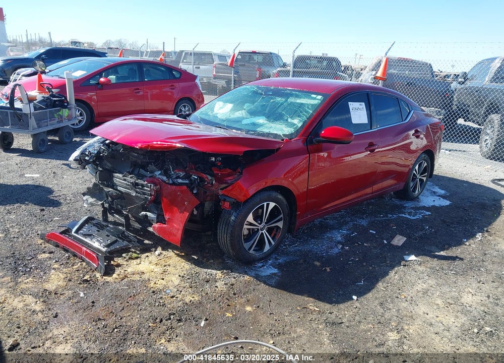 2022 NISSAN SENTRA SV XTRONIC CVT VIN: 3N1AB8CV6NY218416
