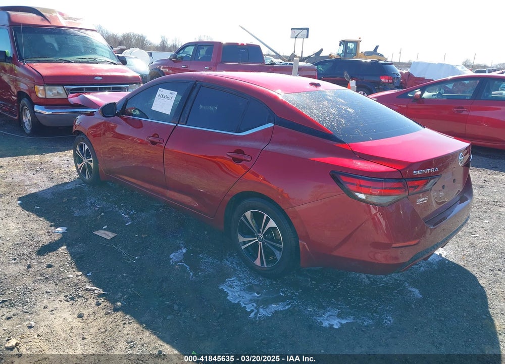 2022 NISSAN SENTRA SV XTRONIC CVT VIN: 3N1AB8CV6NY218416